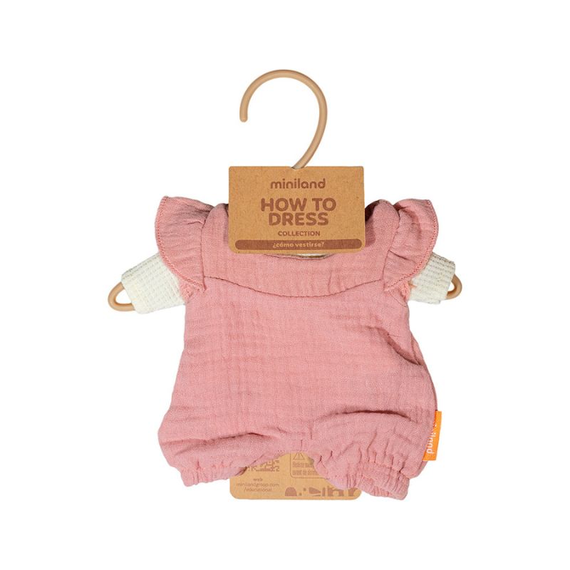 Miniland Doll Top and Romper Set - 21cm