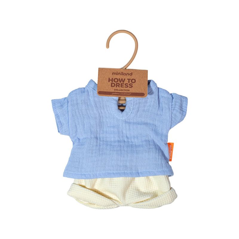 Miniland Doll Top and Shorts Set - 32cm