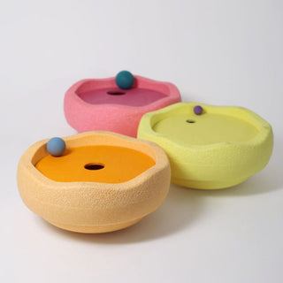 Stapelstein x Grimm's Rolling Discs - Warm Pastel