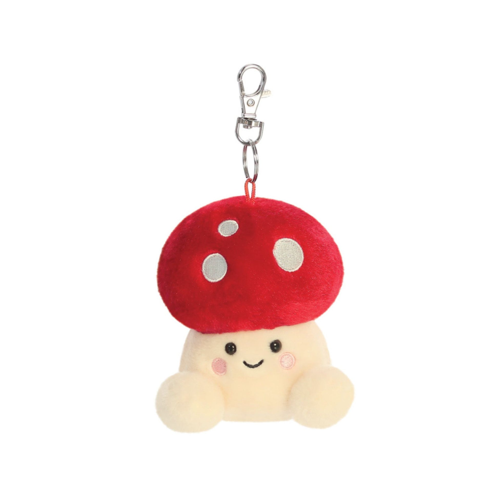 Aurora Palm Pals Amanita Mushroom Clip-On