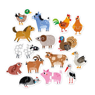 Banana Panda Puzzle - Farm Animals