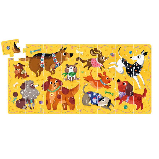 Banana Panda I Love Dogs Puzzle