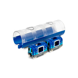 BRIO Tunnel & Glow In The Dark Metro Train