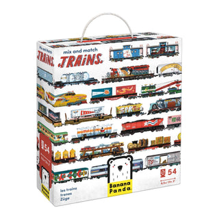 Banana Panda Mix & Match Trains Puzzle