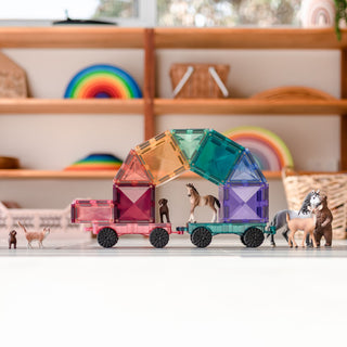 Connetix Magnetic Tiles 202 Piece Pastel Mega Pack