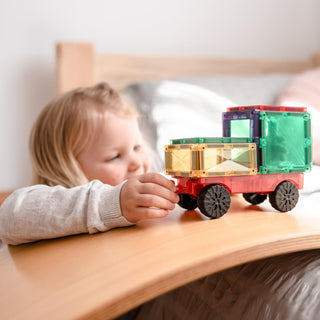 Connetix Magnetic Tiles 24 Piece Rainbow Motion Pack