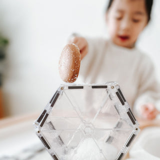 Connetix Magnetic Tiles 34 Piece Clear Starter Pack