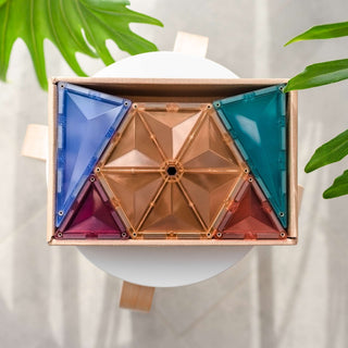Connetix Magnetic Tiles 40 Piece Pastel Geometry Pack