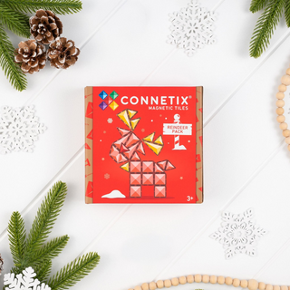 CONNETIX Magnetic Tiles 25 Piece Christmas Reindeer Pack
