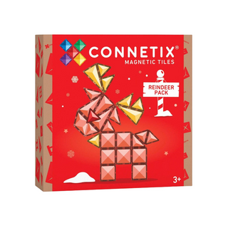 CONNETIX Magnetic Tiles 25 Piece Christmas Reindeer Pack