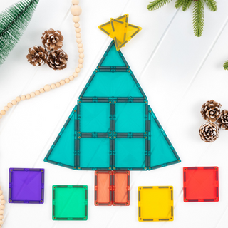 CONNETIX Magnetic Tiles 16 Piece Christmas Tree Pack
