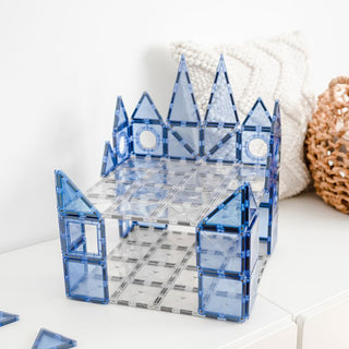 Connetix Magnetic Tiles 2 Piece Base Plate Pack - Clear