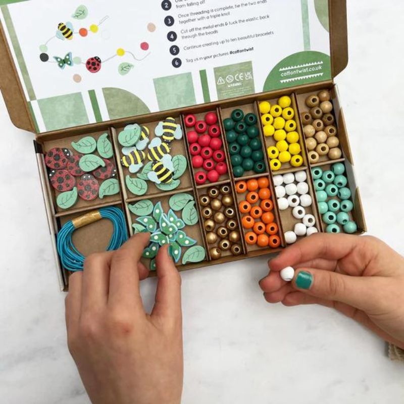 Cotton Twist Bracelet Making Kit - Minibeast