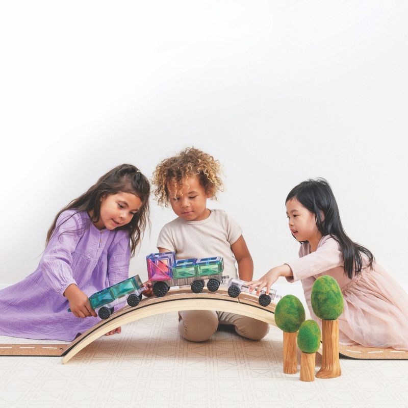 Connetix Magnetic Tiles 50 Piece Pastel Transport Pack
