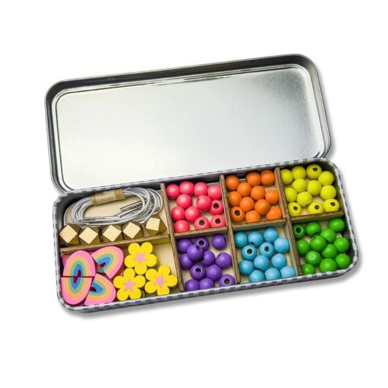 Cotton Twist Bracelet Beading Kit - Rainbow