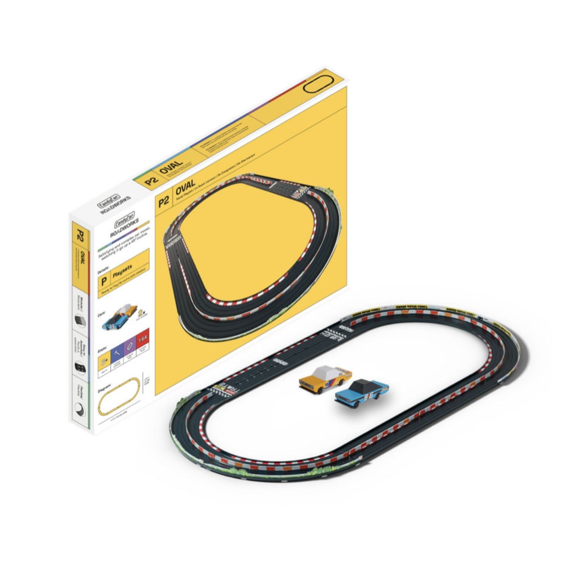 Candylab Roadworks Oval Speedway Playset