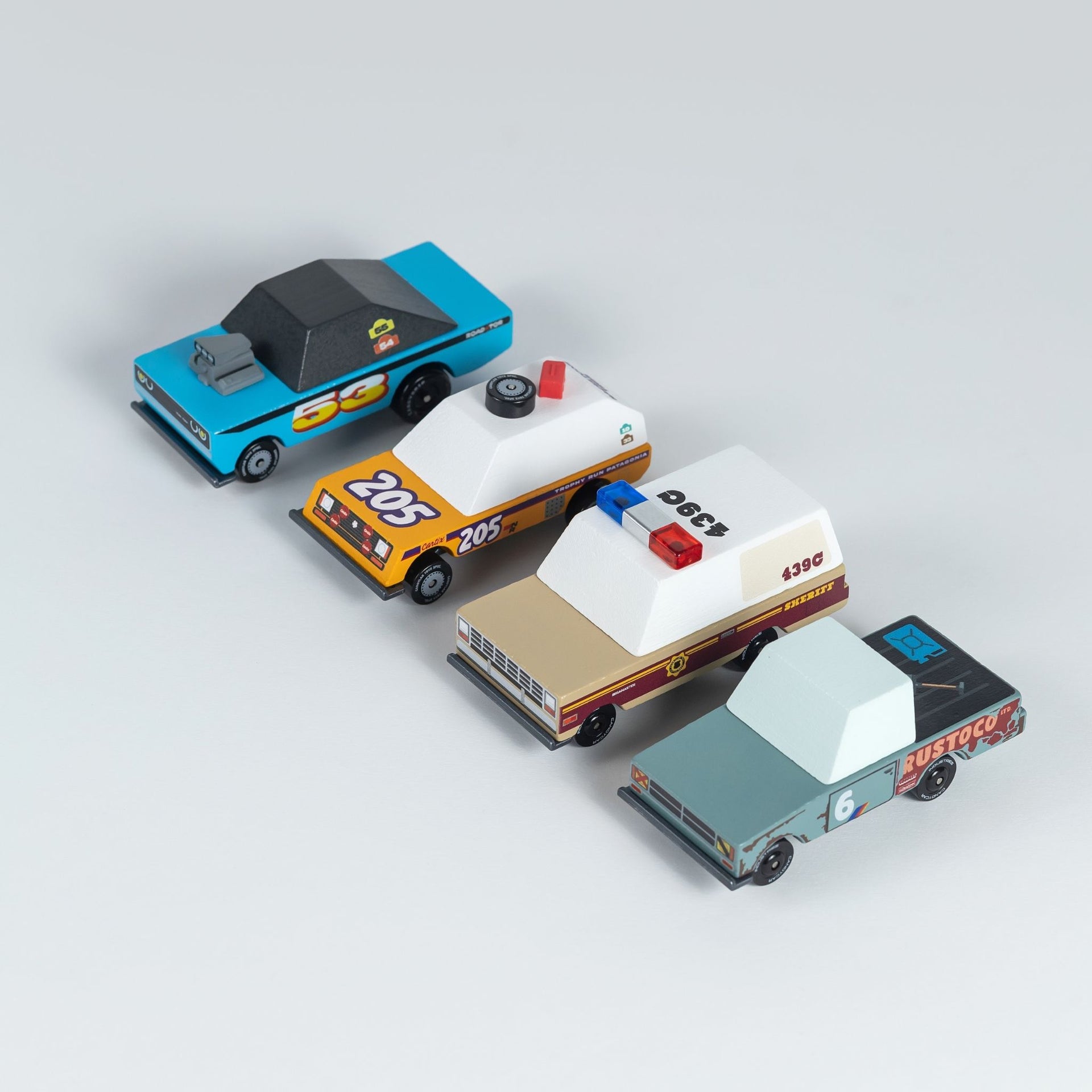 Candylab Toon Race Car - Rust Patrol 4-pack