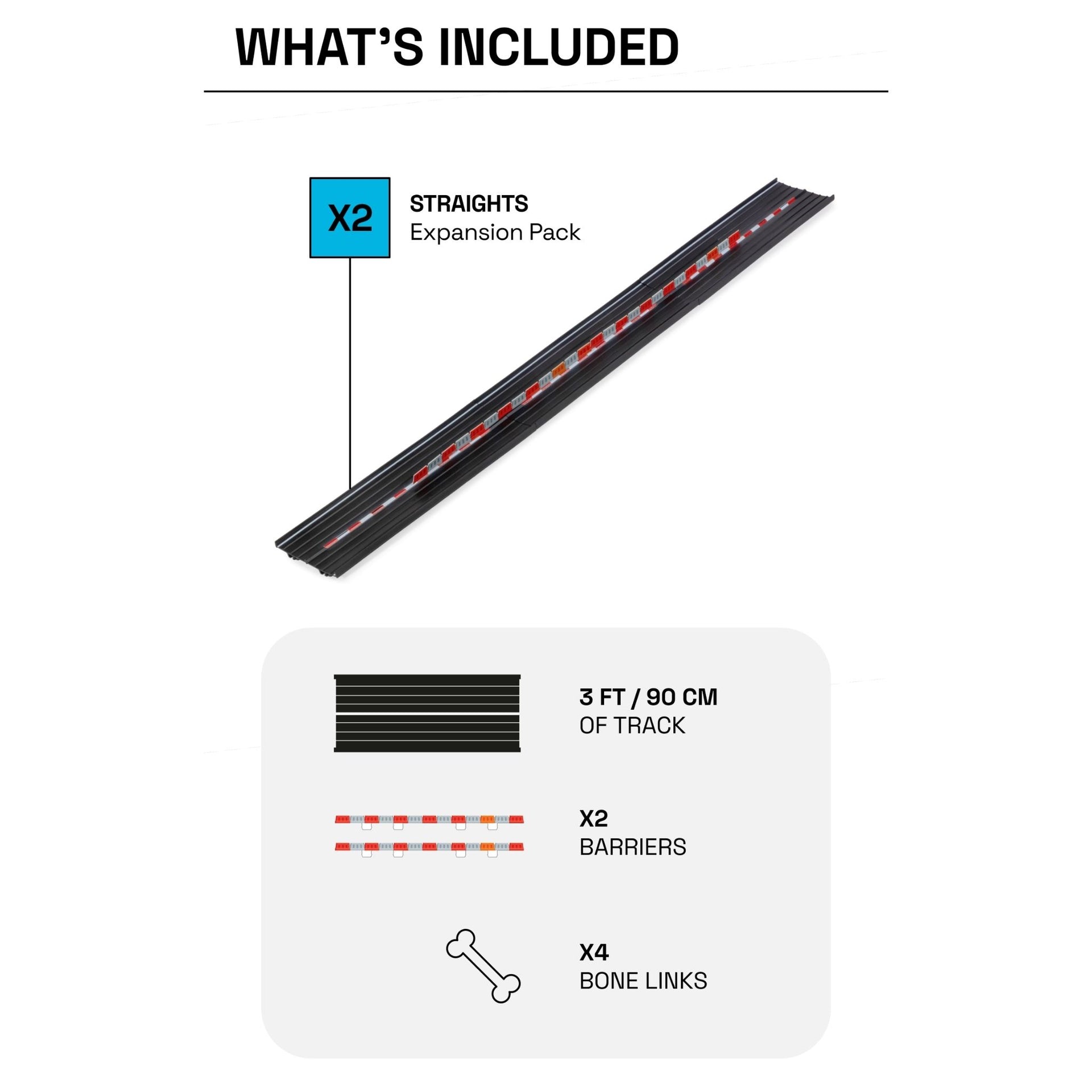 Candylab Roadworks Straight Track Expansion 3-Pack