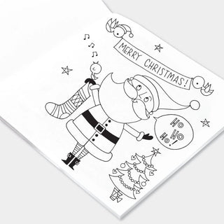 Rachel Ellen Designs Christmas Santa Colouring Book