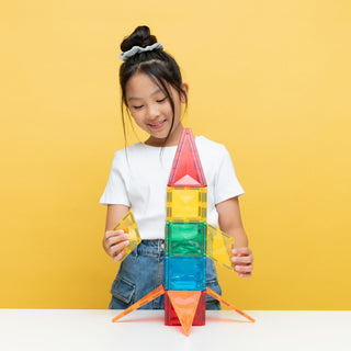 CONNETIX Magnetic Tiles 30 Piece Light Rocket Pack