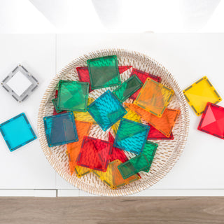 CONNETIX Magnetic Tiles 30 Piece Light Rocket Pack