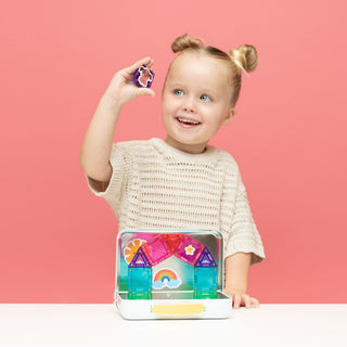 CONNETIX Magnetic Tiles 32 Piece Travel Mini Pack