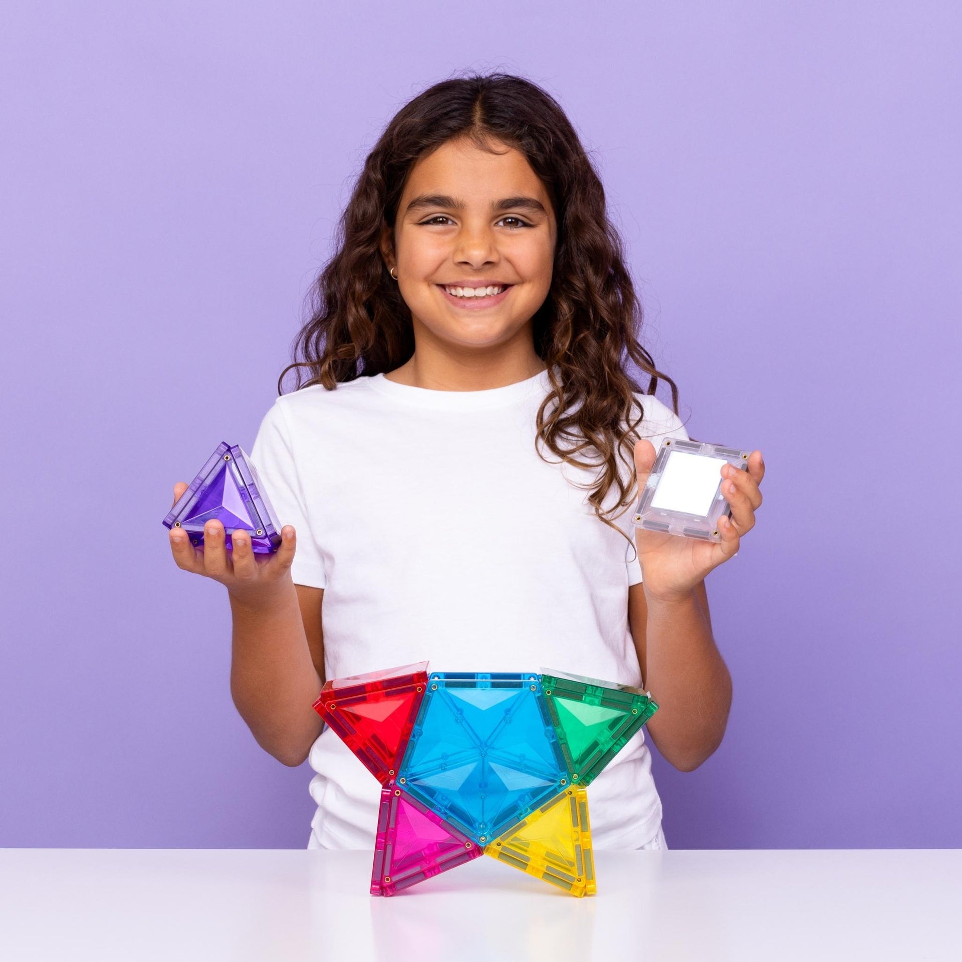 Connetix Magnetic Tiles 28 Piece Light Star Pack