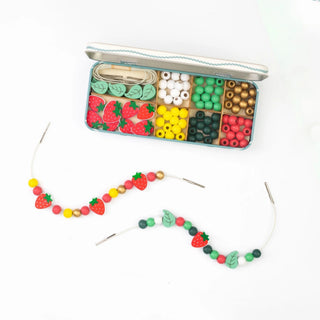 Cotton Twist Bracelet Beading Kit - Strawberry