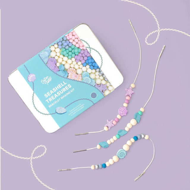 Cotton Twist Bracelet Making Kit - Seashell Treasures