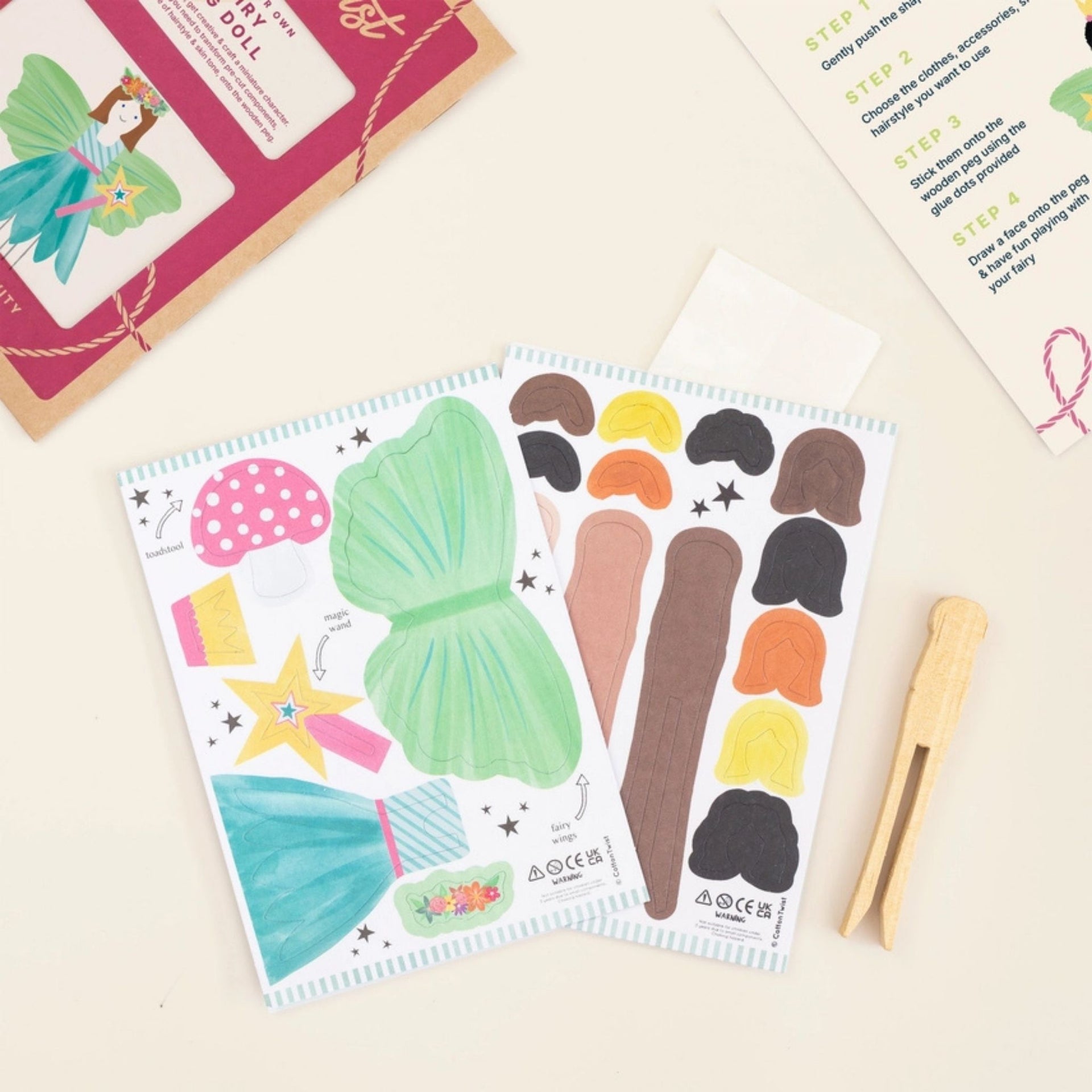 Cotton Twist Make Your Own Fairy Peg Doll