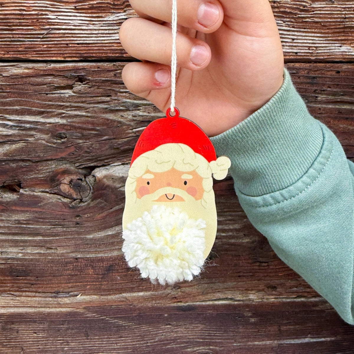 Cotton Twist Make Your Own Pom Pom Santa Decoration Kit