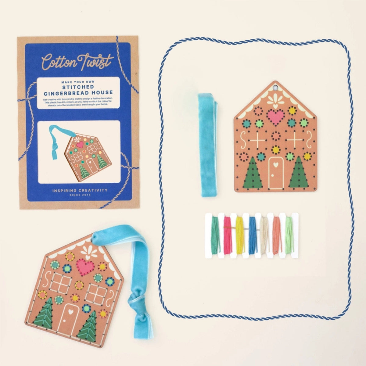 Cotton Twist Make Your Own Stitched Gingerbread House