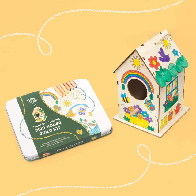 Cotton Twist Paint By Numbers Bird House Kit