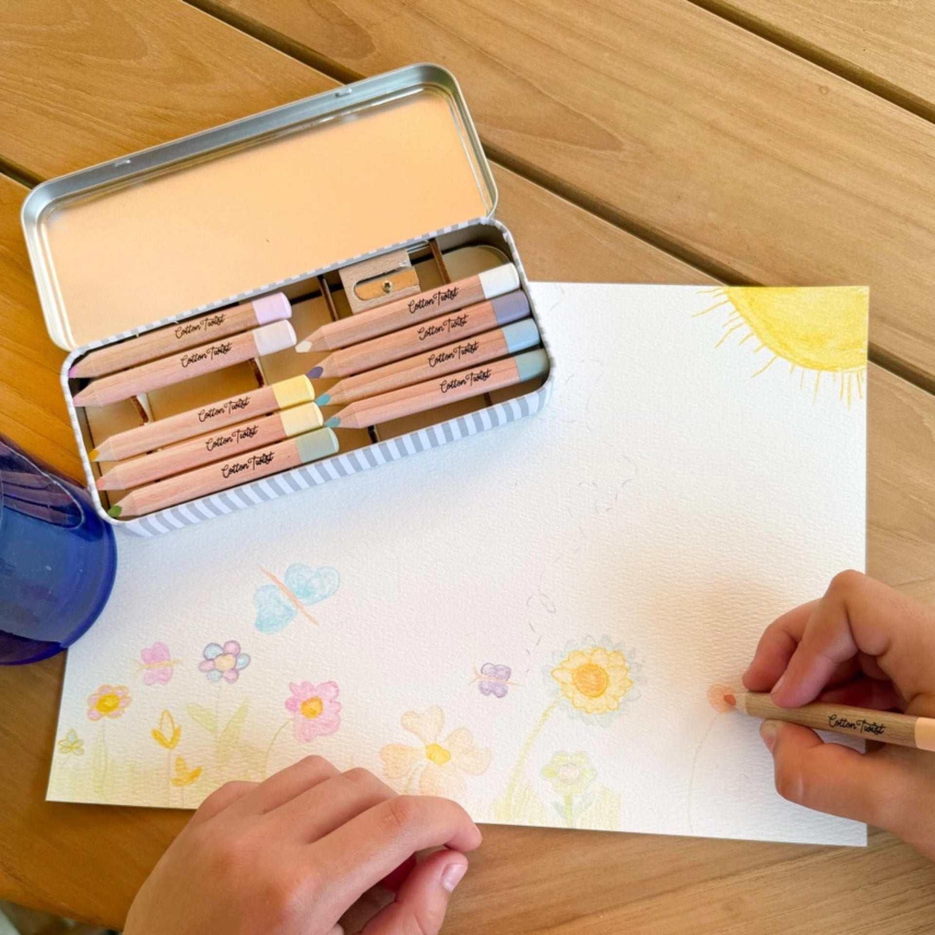 Cotton Twist Pastel Watercolour Pencils Set