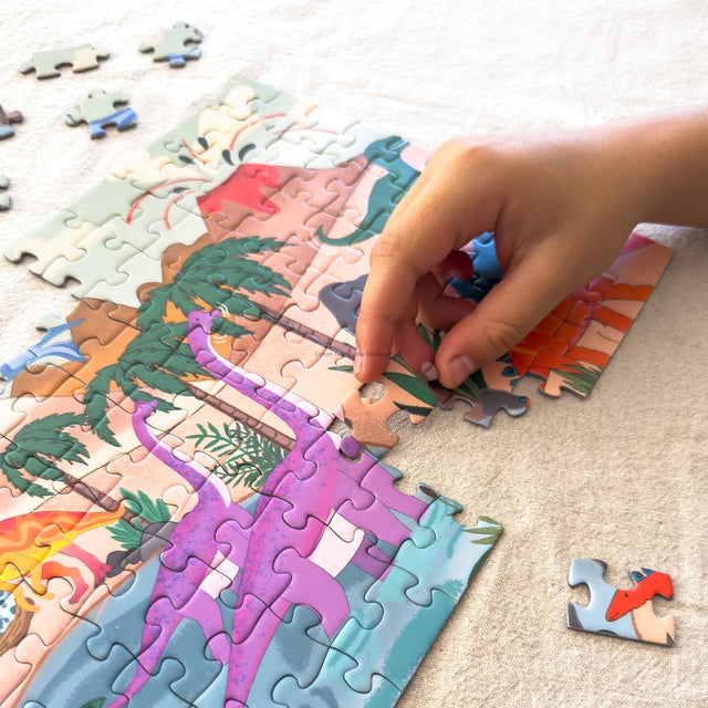 Cotton Twist Dinosaur World Jigsaw Puzzle