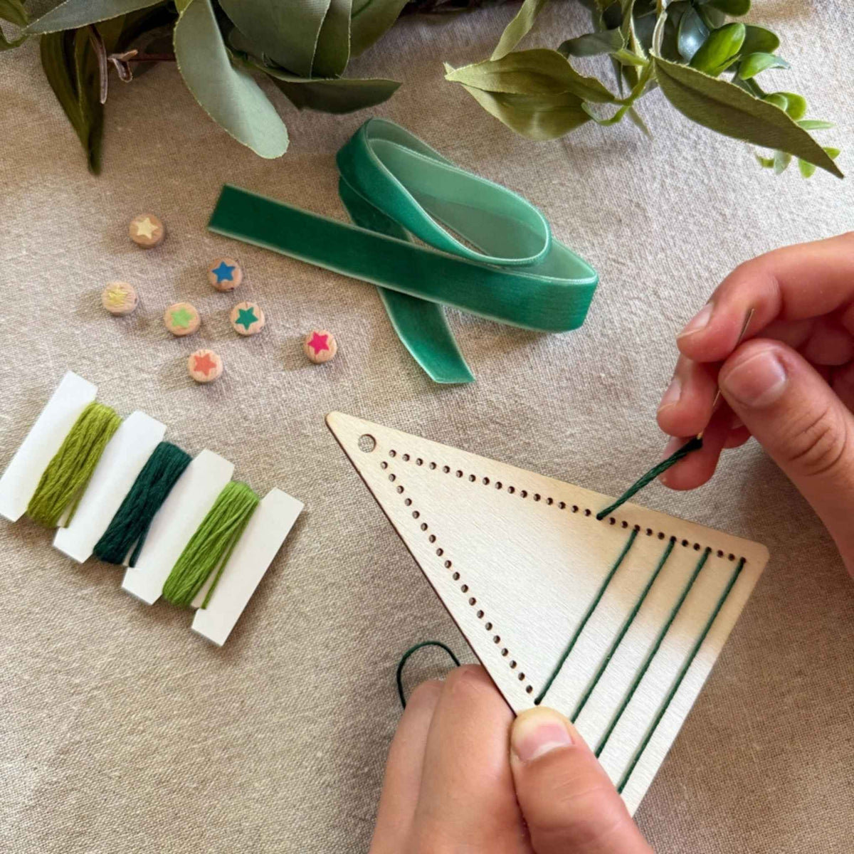 Cotton Twist Make Your Own Stitched Christmas Tree Decoration