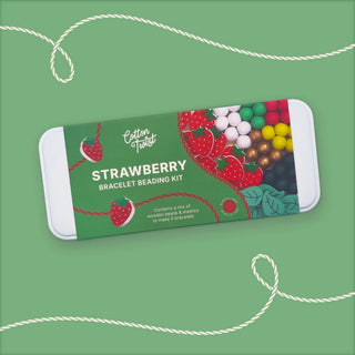 Cotton Twist Bracelet Beading Kit - Strawberry