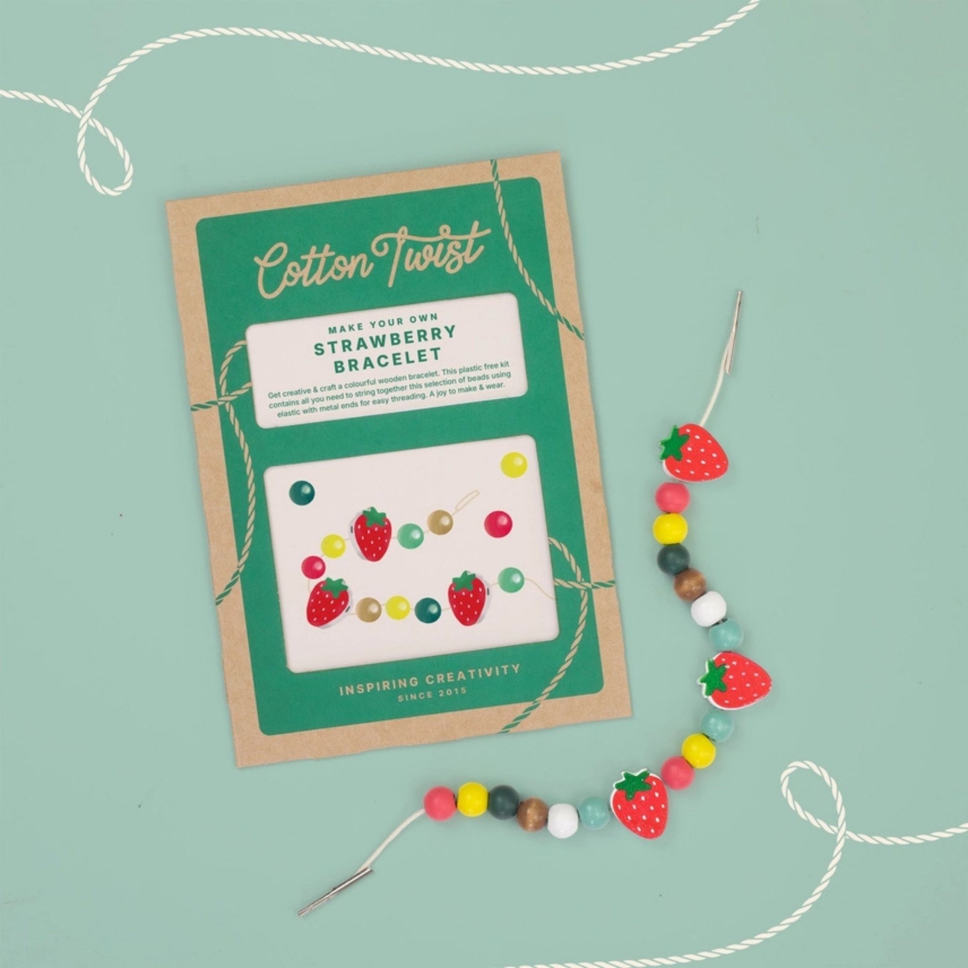 Cotton Twist Make Your Own Strawberry Bracelet