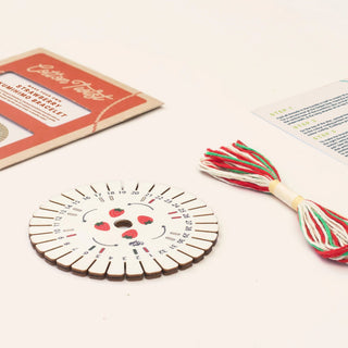 Cotton Twist Make Your Own Strawberry Kumihimo Bracelet Kit