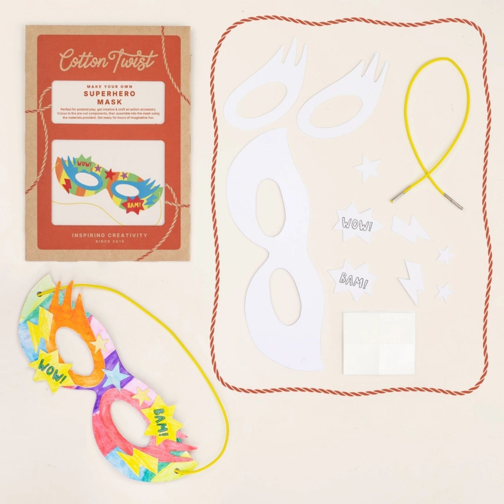 Cotton Twist Make Your Own Superhero Mask