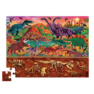 Crocodile Creek Dinosaur Above & Below Puzzle - 60 Piece