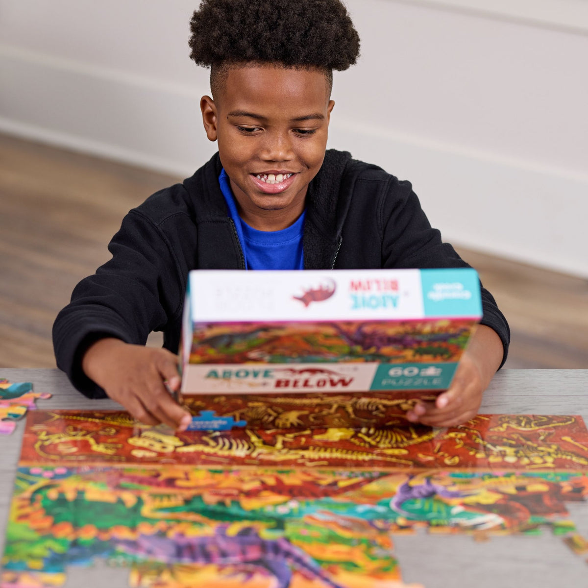 Crocodile Creek Dinosaur Above & Below Puzzle - 60 Piece