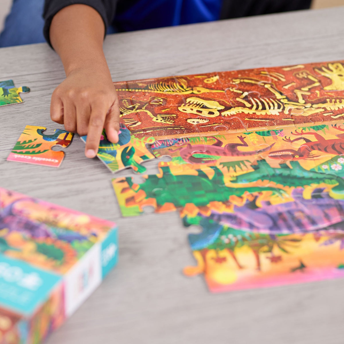 Crocodile Creek Dinosaur Above & Below Puzzle - 60 Piece