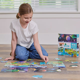 Crocodile Creek Earth & Space Above & Below Puzzle - 60 Piece