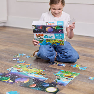 Crocodile Creek Earth & Space Above & Below Puzzle - 60 Piece