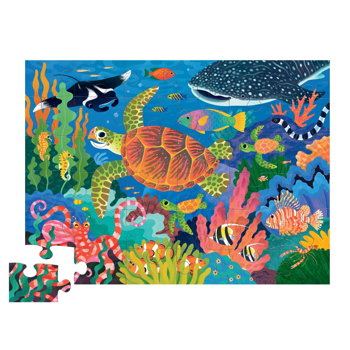 Crocodile Creek Sea Turtle Puzzle - 36 Piece