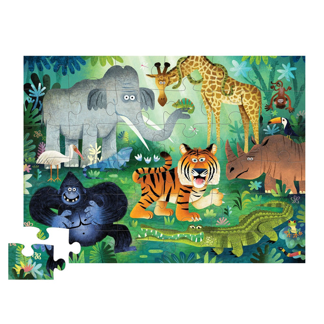 Crocodile Creek Wild Animals Puzzle - 36 Piece