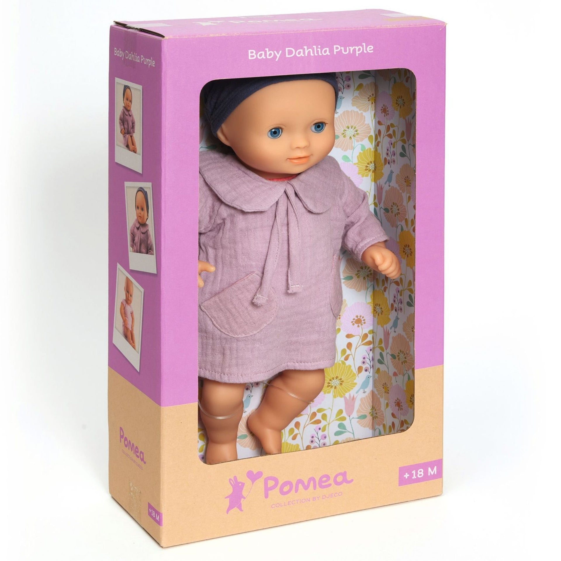Djeco Baby Doll Dahlia Purple - 34cm