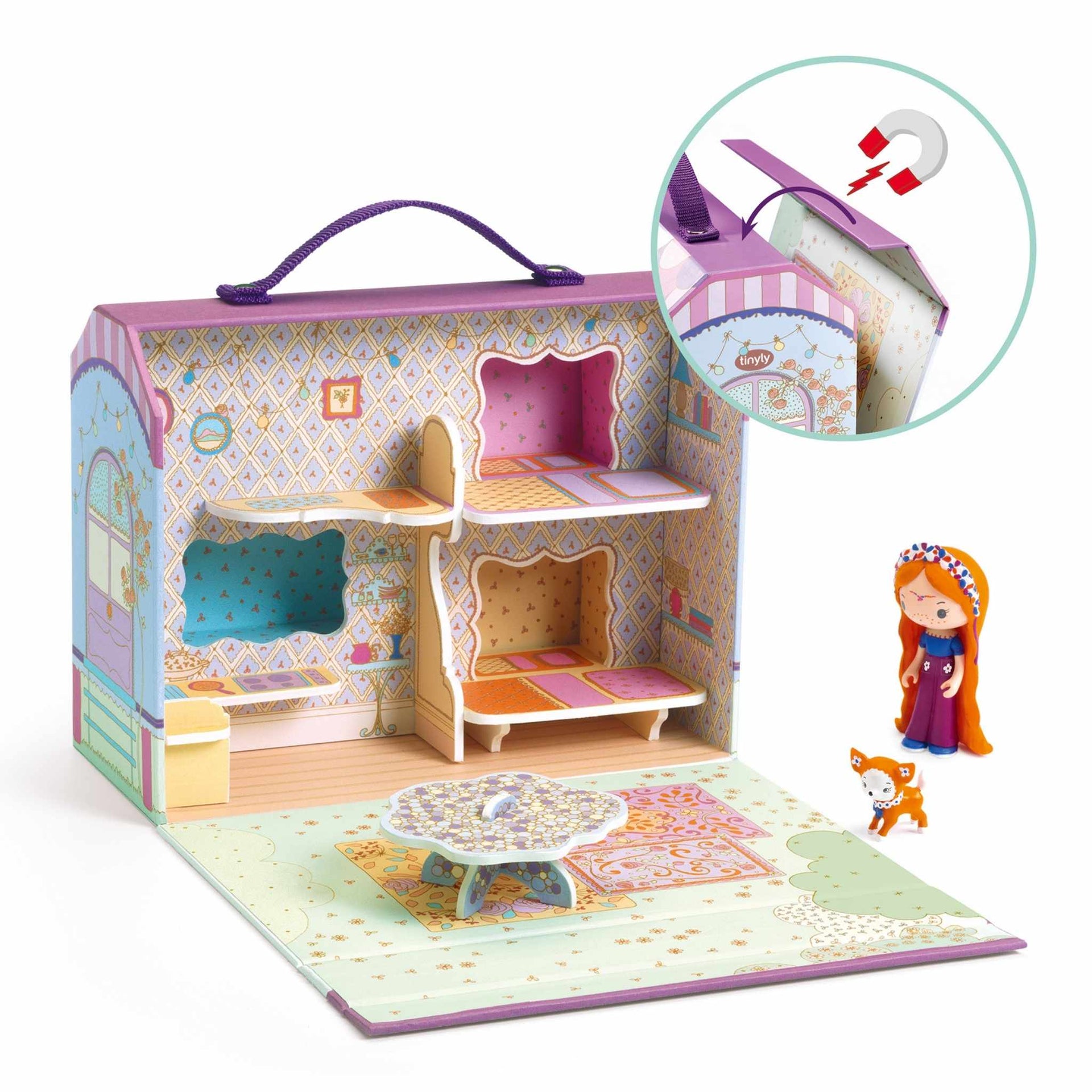 Djeco Tinyly Playhouse Caravan - Bluchka & Indie