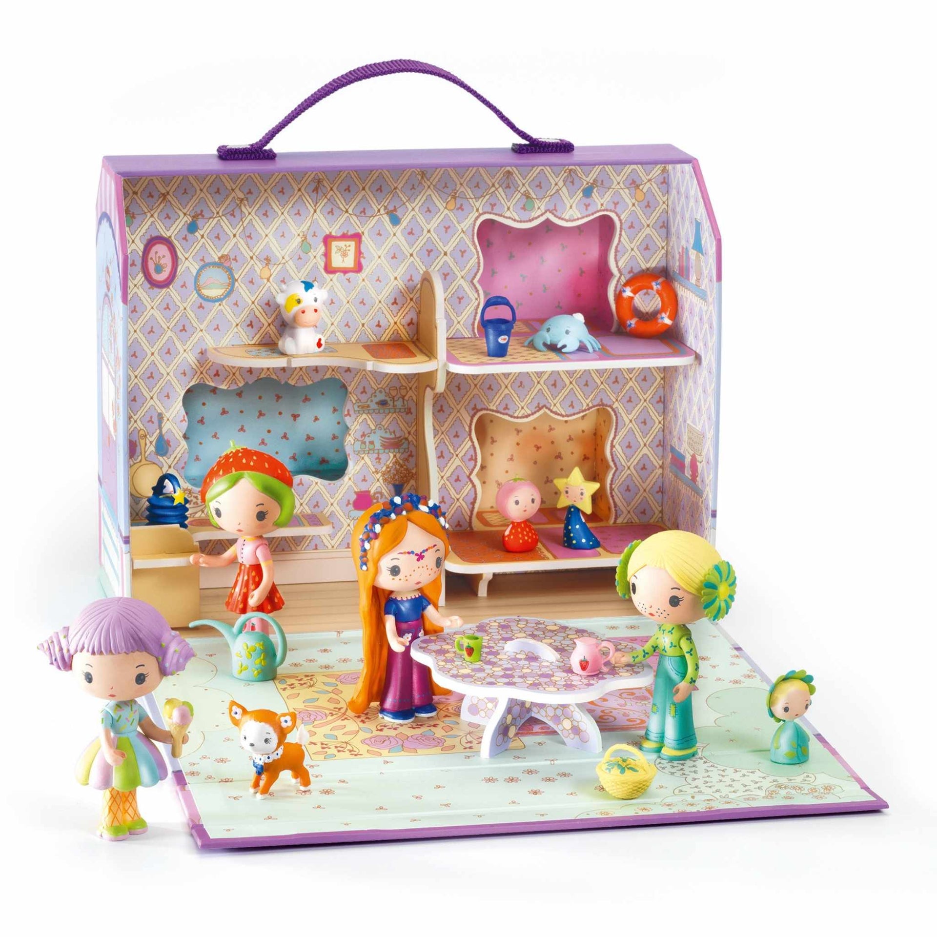 Djeco Tinyly Playhouse Caravan - Bluchka & Indie